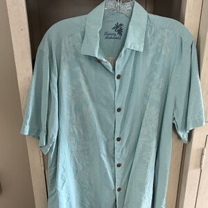 Tommy Bahama Aqua Floral Men's Shirt